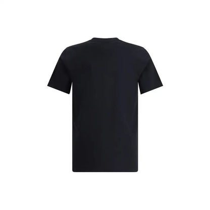 Burberry black cotton t-shirt med kortærmet crew neck design