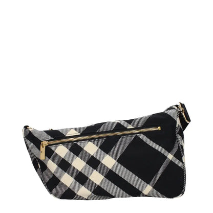 Burberry Black Fabric Crossbody Bags