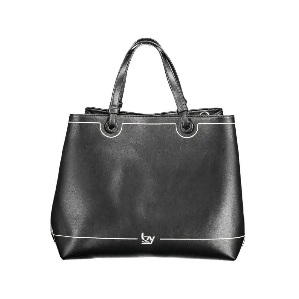BYBLOS Black Polyethylene Handbag - Håndtasker