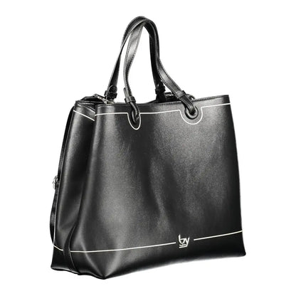 BYBLOS Black Polyethylene Handbag - Håndtasker