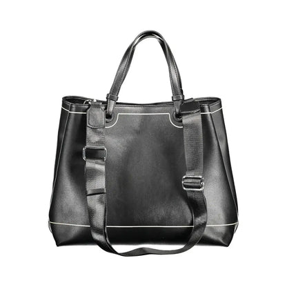 BYBLOS Black Polyethylene Handbag - Håndtasker