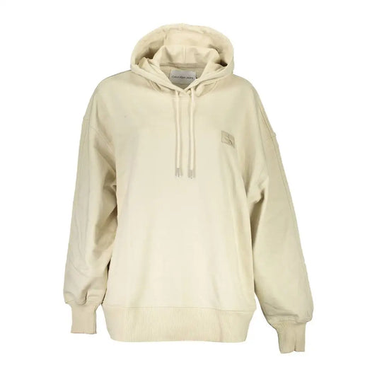 Calvin Klein Beige Cotton Sweatshirt - Sweatshirts