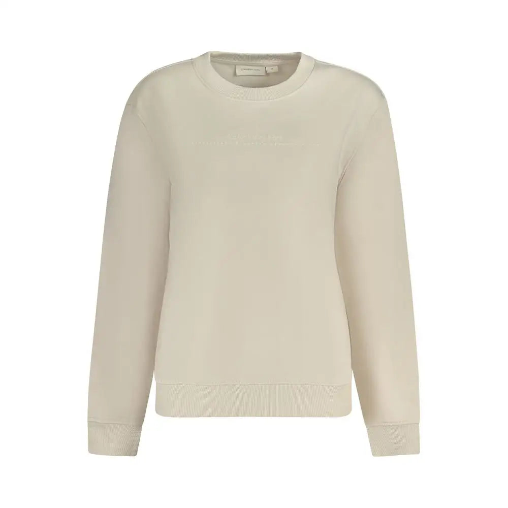 Calvin Klein Beige Cotton Women Sweater - Sweaters