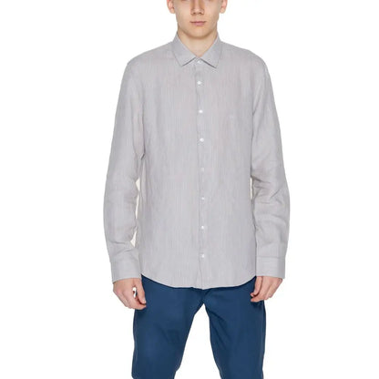 Calvin Klein Beige Linen Shirt - Skjorte