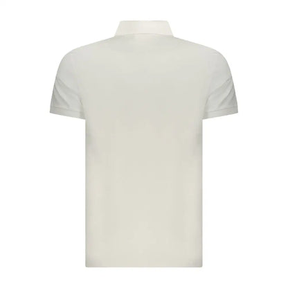 Crisp hvid Calvin Klein Bianco bomuld herre polo med kortærmet design