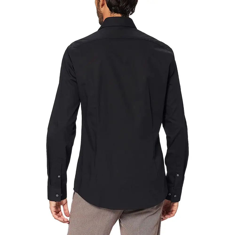 Calvin Klein Black Cotton Shirt - Skjorte