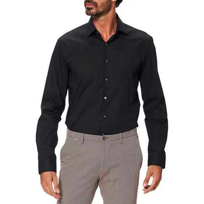Calvin Klein Black Cotton Shirt - Skjorte