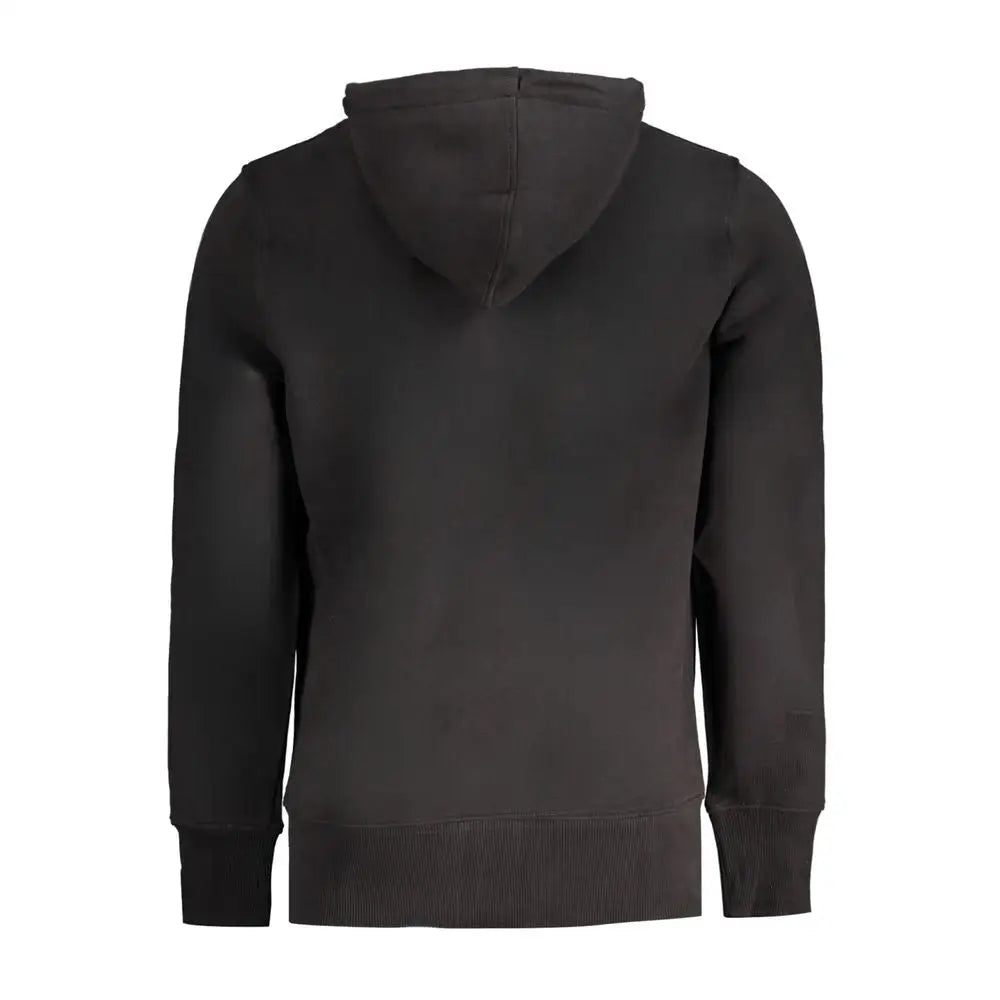 Calvin Klein sort sort Calvin Klein black med ribkant manchetter og kant