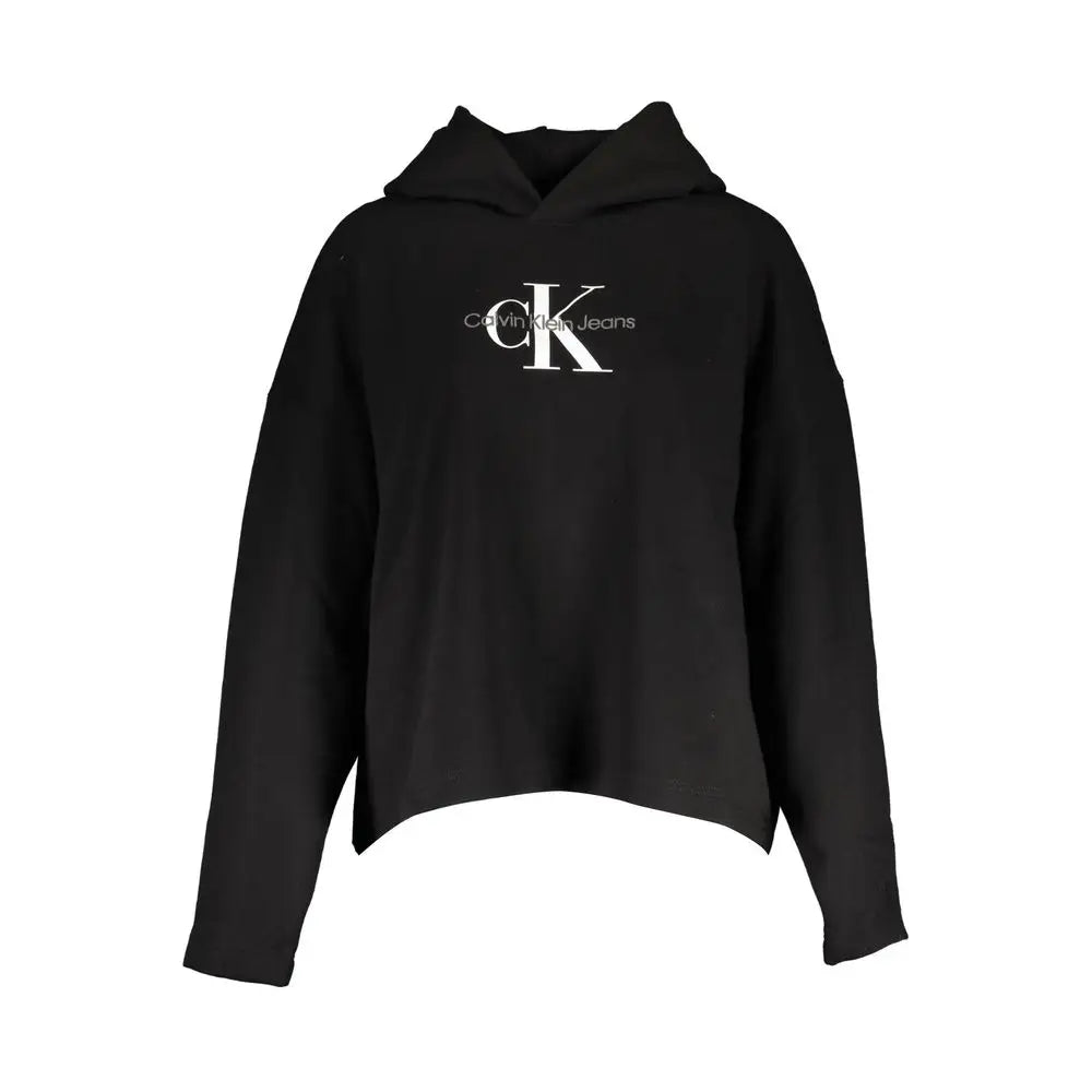 Calvin Klein Black Cotton Women Sweater - Sweaters