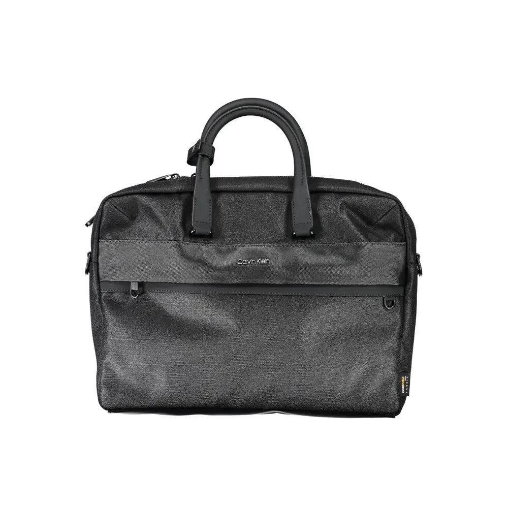 Calvin Klein Black Polyester Handbag - Håndtasker