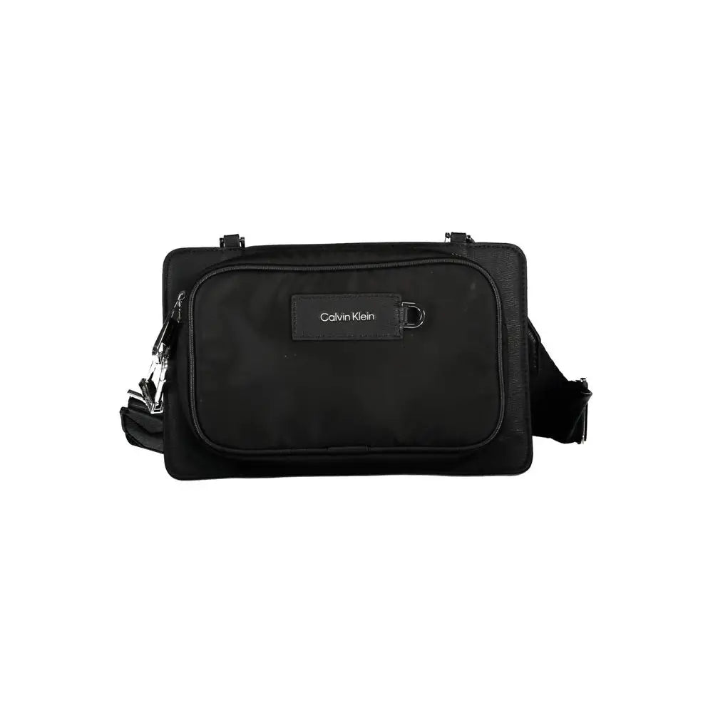 Calvin Klein Black Polyester Shoulder Bag - Skuldertasker