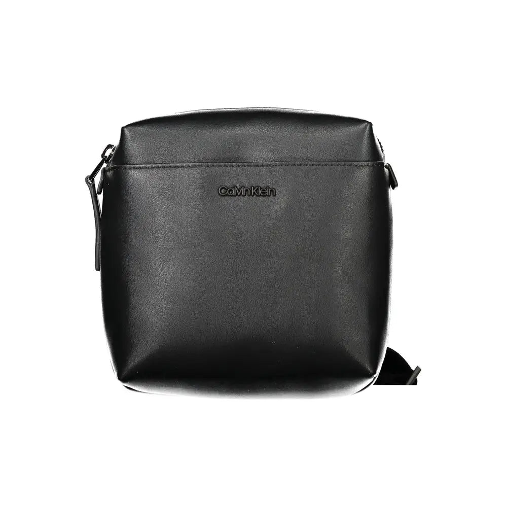 Calvin Klein Black Polyethylene Men Shoulder Bag - Skuldertasker