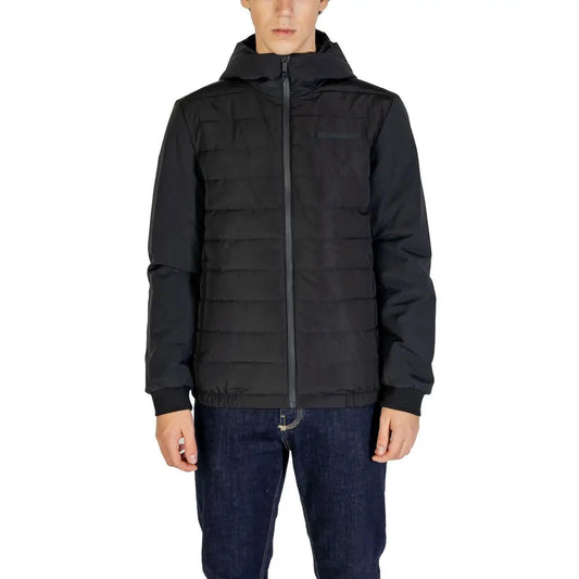 Calvin Klein Black Recycled Polyester Jacket - Jakke