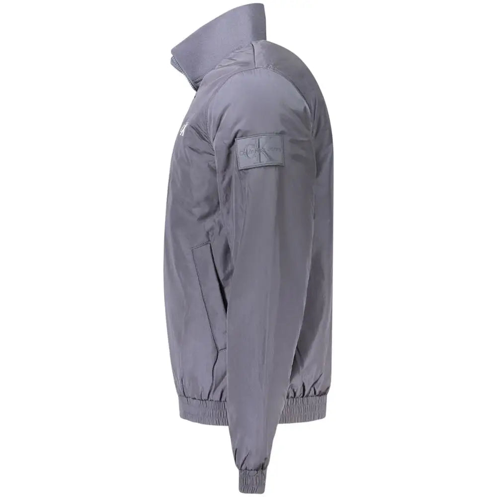 Calvin Klein Blue Polyamide Men Jacket - XL - Jakke