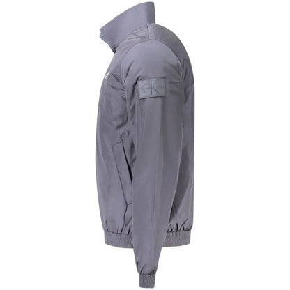 Calvin Klein Blue Polyamide Men Jacket - XL - Jakke