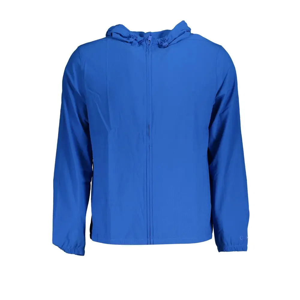 Calvin Klein Blue Polyester Jacket - Jakke