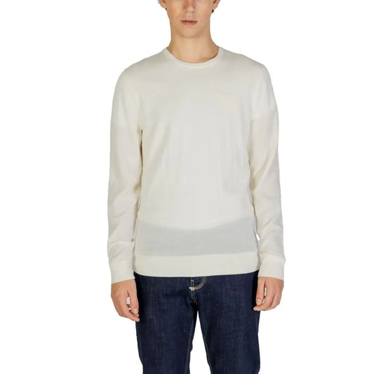 Calvin Klein Cream Recycled Wool Sweatshirt - Sweatshirts