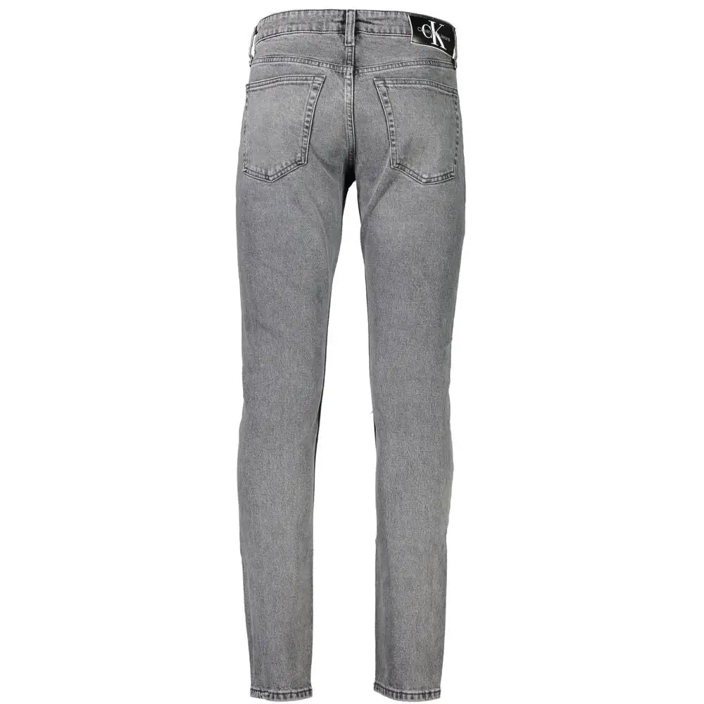 Calvin Klein Gray Cotton Jeans & Pant - Jeans