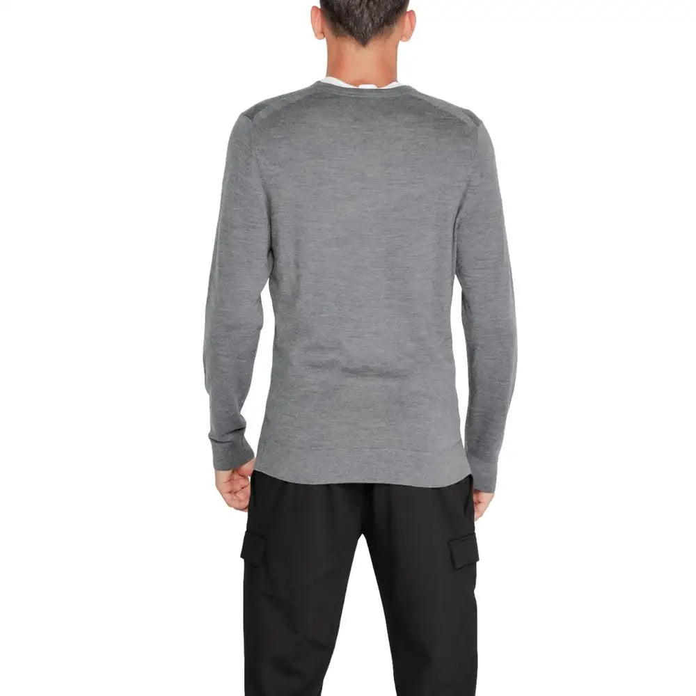 Calvin Klein Gray Recycled Wool Sportswear - Sweatshirts