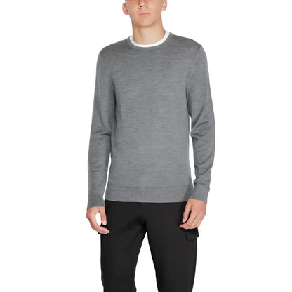 Calvin Klein Gray Recycled Wool Sportswear - Sweatshirts