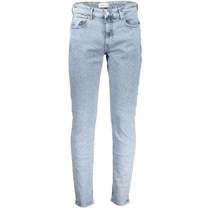 Calvin Klein Light Blue Cotton Men Jeans - Jeans