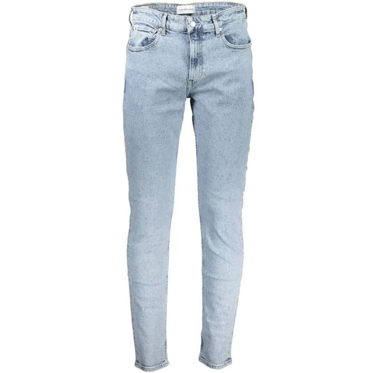 Calvin Klein Light Blue Cotton Men Jeans - Jeans