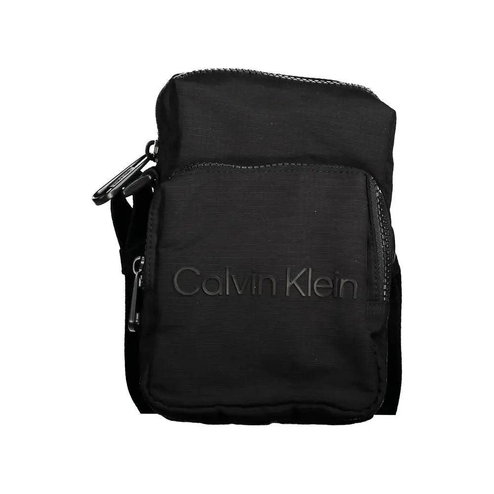 Calvin Klein Nero Nylon Men Shoulder Bag - Skuldertasker