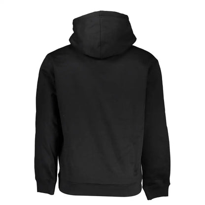 Calvin Klein Sleek Fleece Hooded Sweatshirt in Black - Sweatshirts