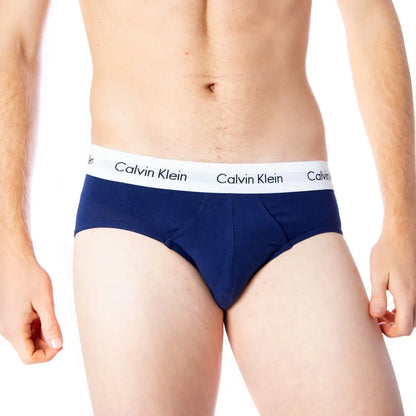 Navyblå Calvin Klein underbukser med hvid Calvin Klein-underbukser-taljebånd