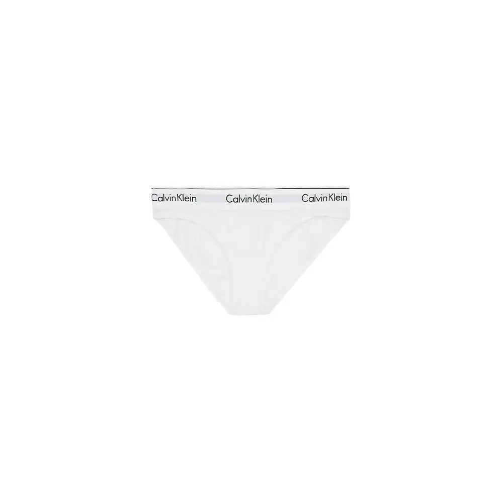 Calvin Klein Underwear White Cotton Panty - Bukser