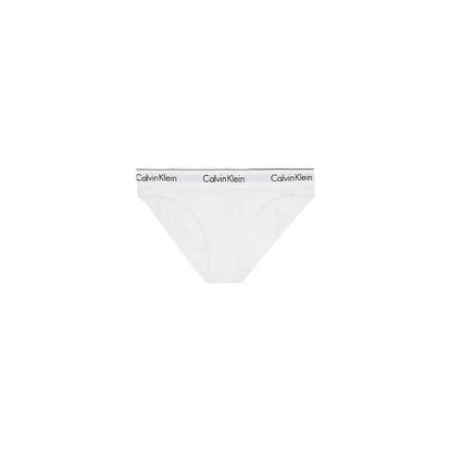 Calvin Klein Underwear White Cotton Panty - Bukser