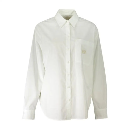 Calvin Klein White Cotton Shirt - Skjorte