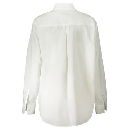 Calvin Klein White Cotton Shirt - Skjorte