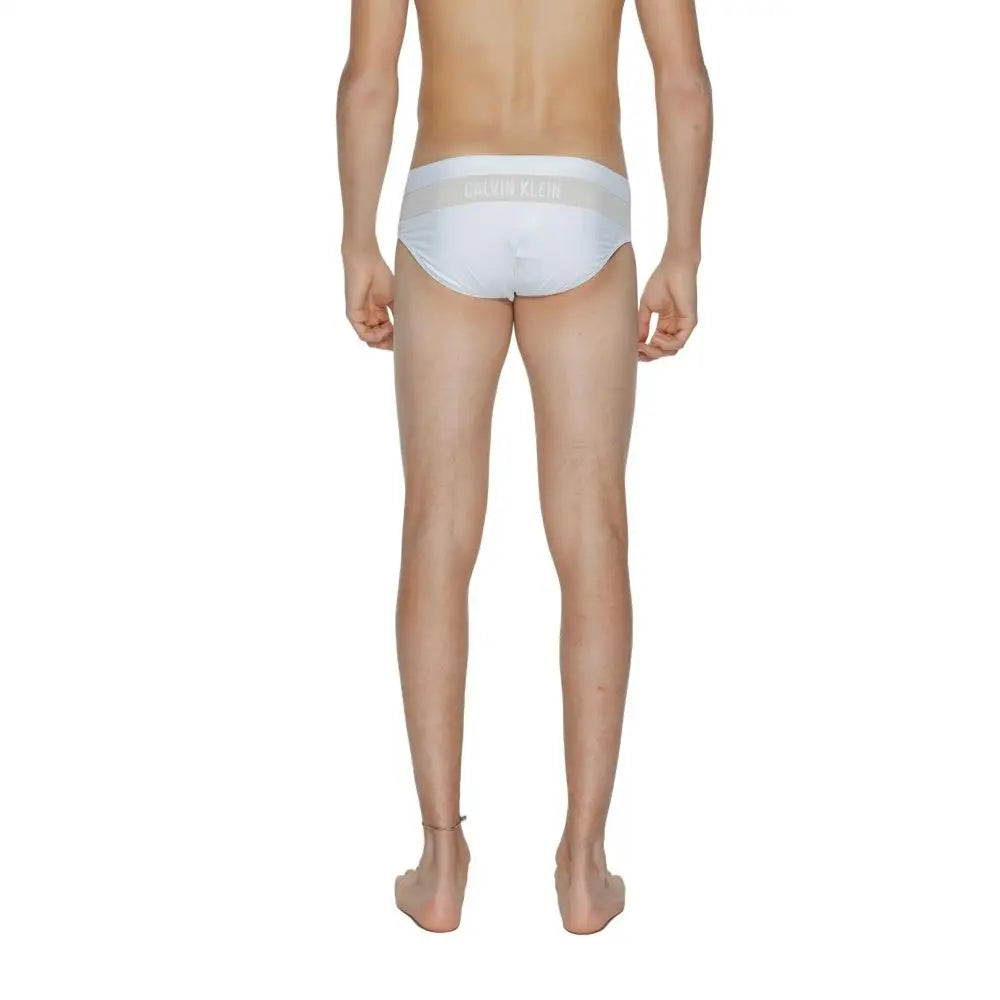 Calvin Klein White Polyamide Swim Brief