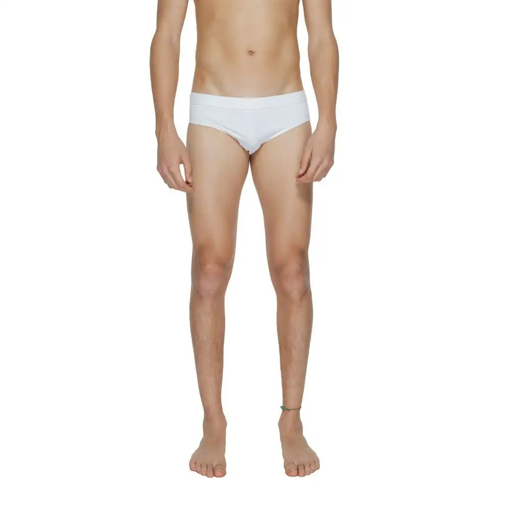 Calvin Klein White Polyamide Swim Brief