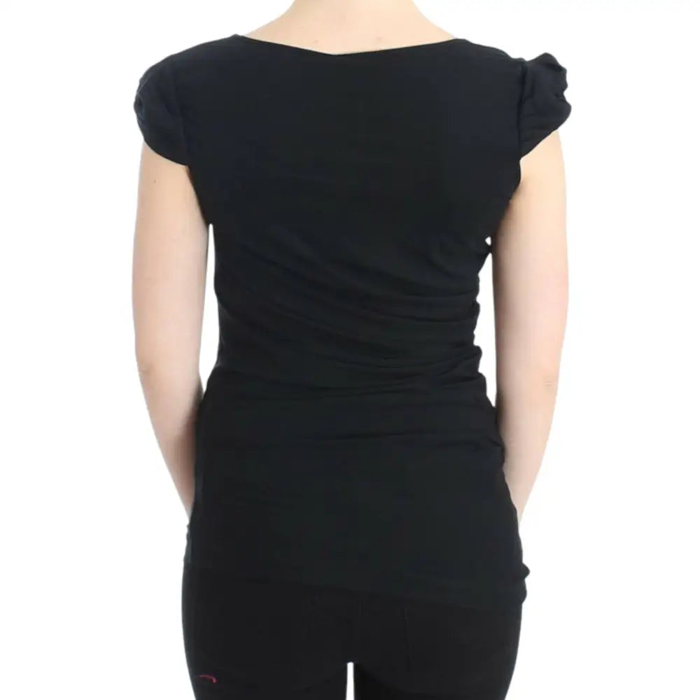 Cavalli Black Cotton Top