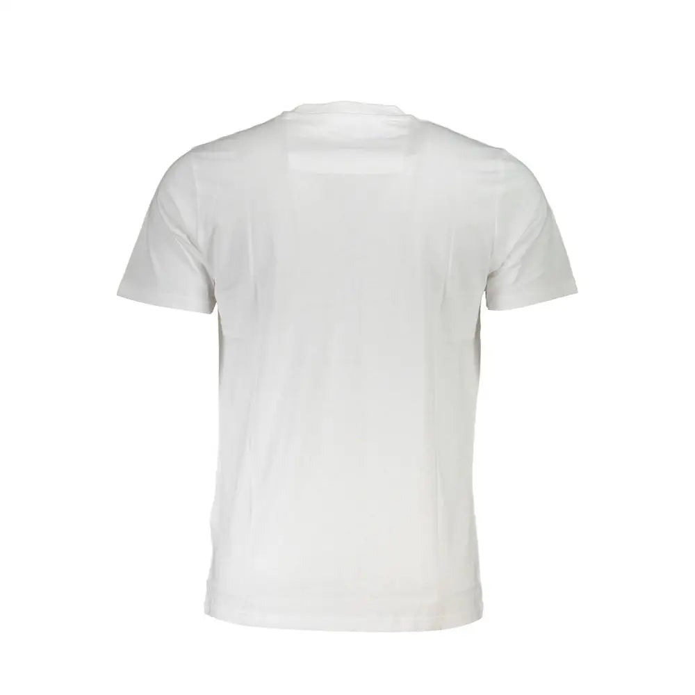 Cavalli Class White Cotton T-Shirt - XL - T-shirts