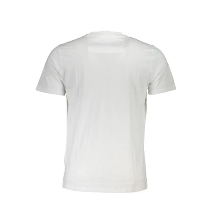 Cavalli Class White Cotton T-Shirt - XL - T-shirts