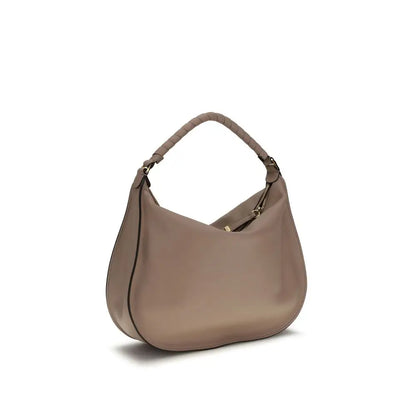 Chloé beige calf leather Bos Taurus hobo bag with braided handle