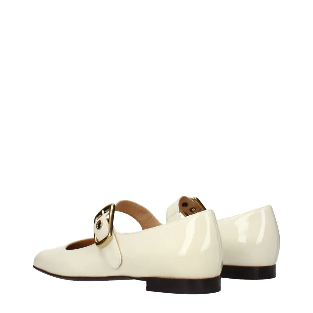Chloé Beige Leather Ballet Flats - Ballerinasko