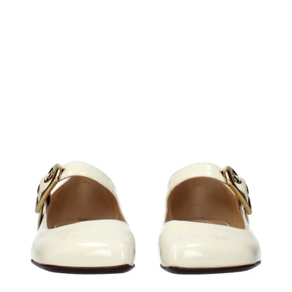 Chloé Beige Leather Ballet Flats - Ballerinasko