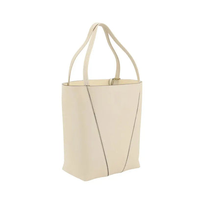 Chloé cream calf leather Bos Taurus shoulder bag with minimalist design