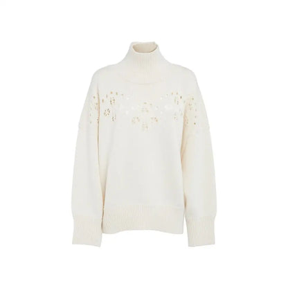 Chloé White Wool Sweatshirt