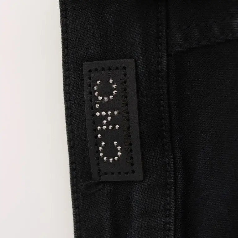Costume National Black Cotton Slim Fit Denim Jeans