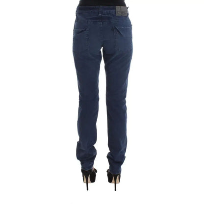 Costume National Blue Cotton Blend Denim Jeans