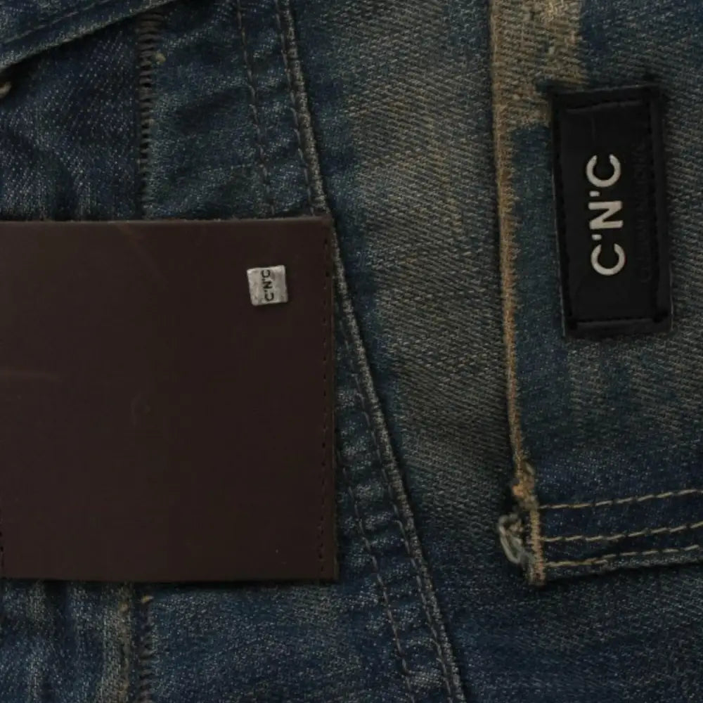 Costume National Blue straight leg jeans