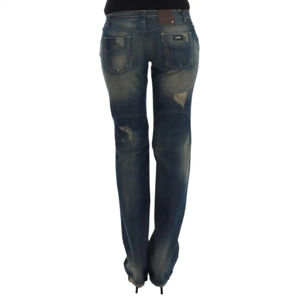 Costume National Blue straight leg jeans