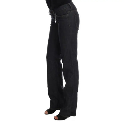 Costume National Dark Blue Cotton Classic Fit Jeans