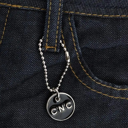 Costume National Dark Blue Cotton Classic Fit Jeans