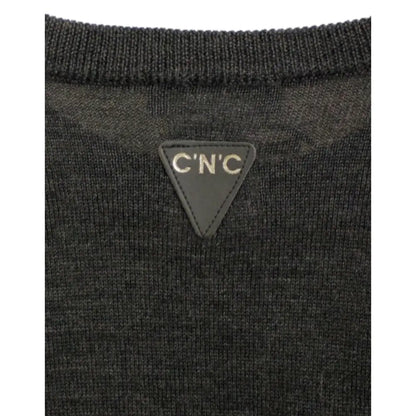 Costume National Gray crewneck pullover sweater
